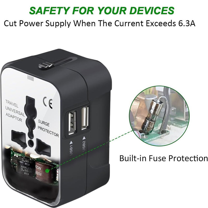 Universal Travel Adapter Wall Charger