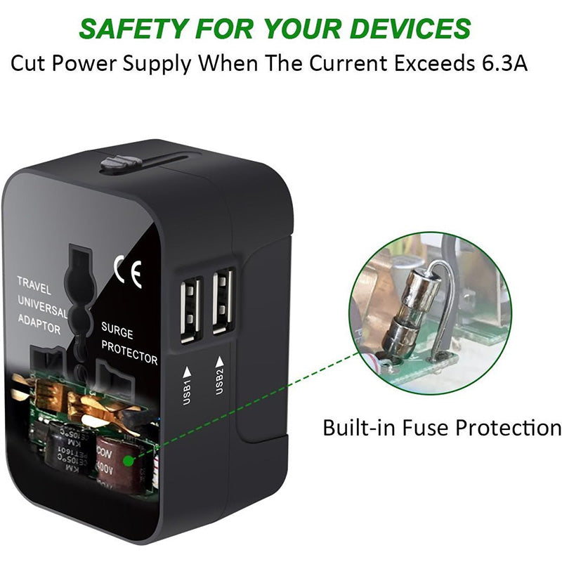 Universal Travel Adapter Wall Charger